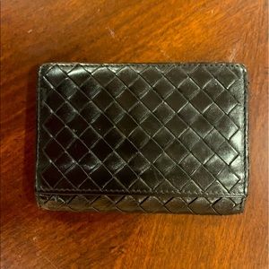Authentic Bottega Veneta Bifold Black Wallet